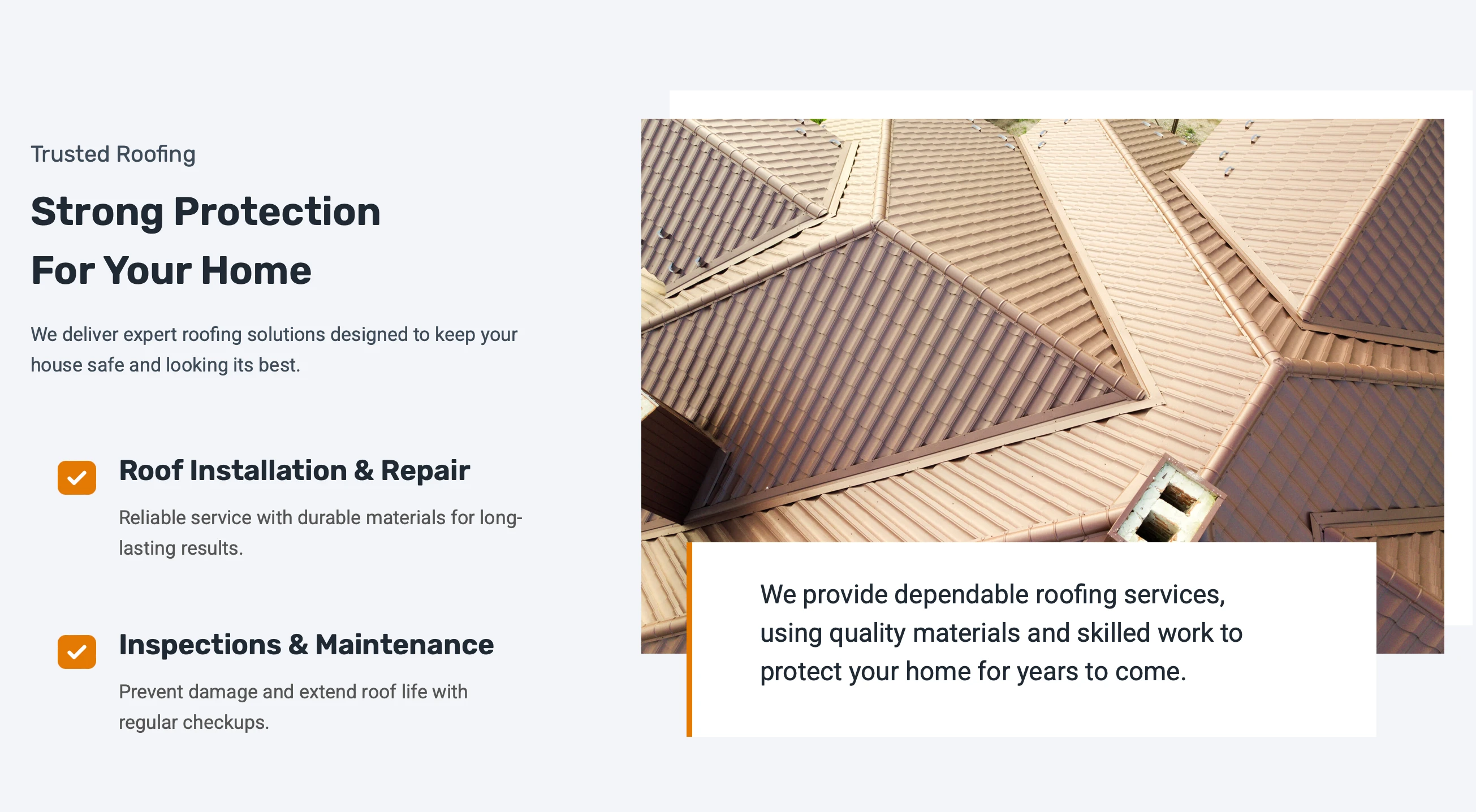 Trusted Roofing Website
